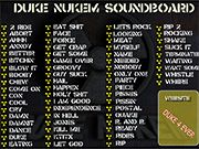 Duke Nukem Soundboard